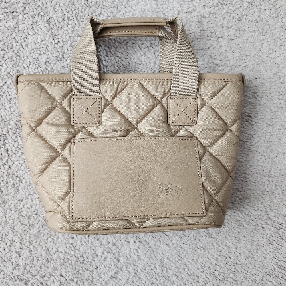 Burberry Mini Bag Tan, plaid inside